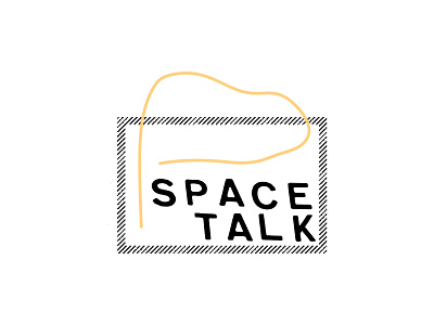 Space Talk Logo branding illustrator logo