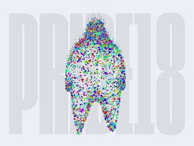 Pride Dude 2018 3d aftereffects animation brand logo motion particle pride rainbow