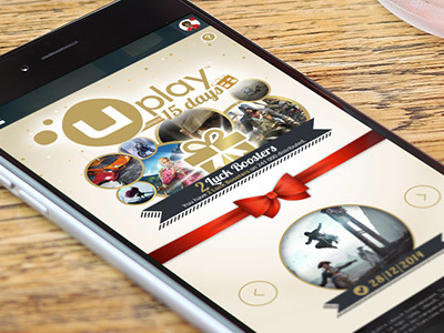 Ubisoft Uplay 15 Days advent calendar christmas mobile responsive ubisoft uplay