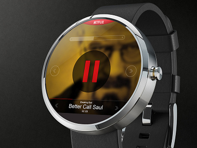 Netflix on Moto 360 app breaking bad moto360 motorola netflix remote show smartwatch tv watch