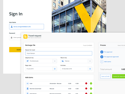 Recharger Portal enterprise form grid login recharger