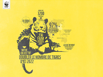 Infographie Edouard Artus 01 animals apoka edouard artus infographics stripes tiger yellow