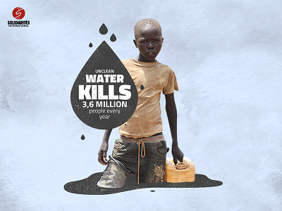 Infographics - Contaminated drinking water awareness artwork illustration infographics non profit water