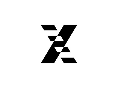X + Glitch glitch minimal x x letter
