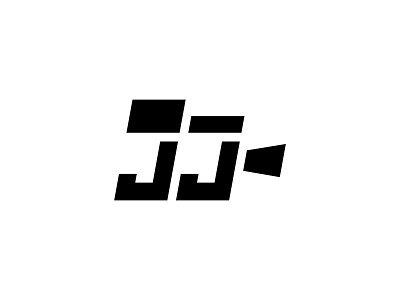 JJ+Camera branding camera film jj letter logo minimal movie