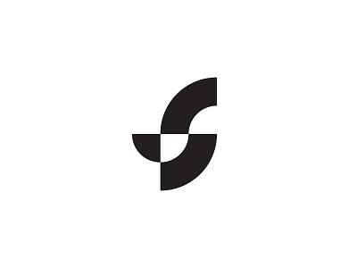 S for Smile logo minimal negative space s letter s logo smile space