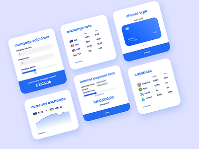 Components for bank app