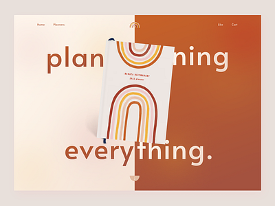 Planner main page concept