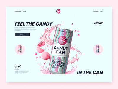 Candy can website concept