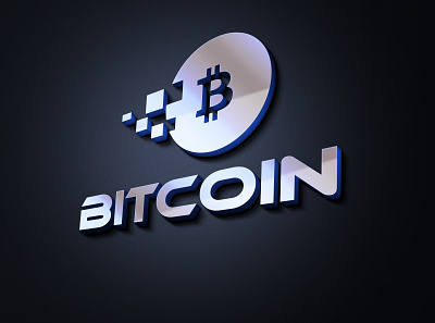 Bitcoin logo 3d bitcoin bitcoin logo graphic design illustration logo logo design minimalist logo motion graphics vector