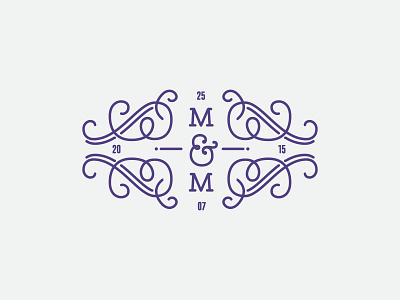 Wedding Crest ampersand crest delicate elegant invite invites marriage seal stamp swirls wedding