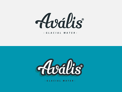 Avális branding custom type iceland lettering logo design script type typography water