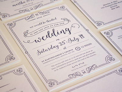 Wedding Invites elegant invitations invites litho wedding