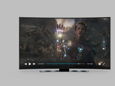 TV Player UI dailyui design figma interface nepal nepali designer ui ui nepal uiuxnepal ux