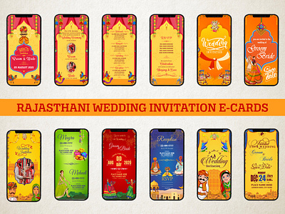 RAJASTHANI WEDDING INVITATION E-CARDS