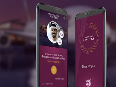 Qatar Airlines bot concierge service mobile app