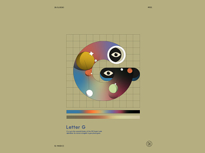 #021 Letter G 2d branding colours design flat illustration letters motion typography vector