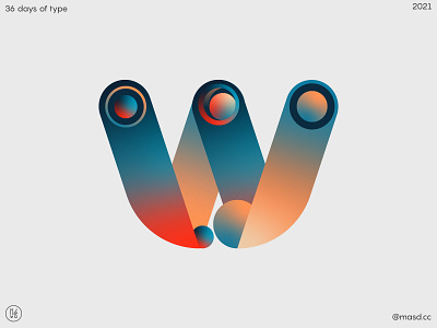 36 Days of Type, letter w