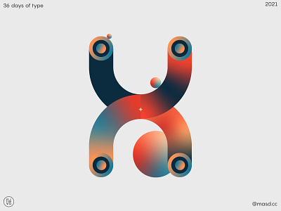 36 Days of Type, letter x