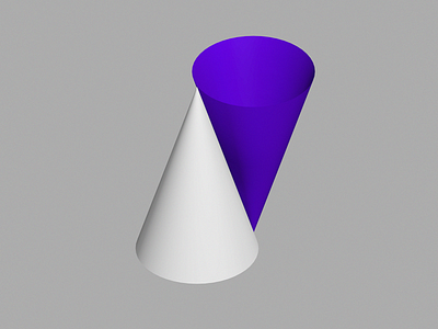 Cones 2d animation colours design flat illustration letters logo motion ui