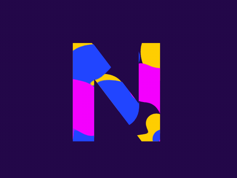 N 2d after effects letters motion designer motion graphics. design n typography