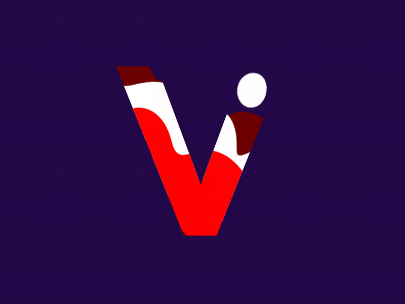 V 3d Logo Gif