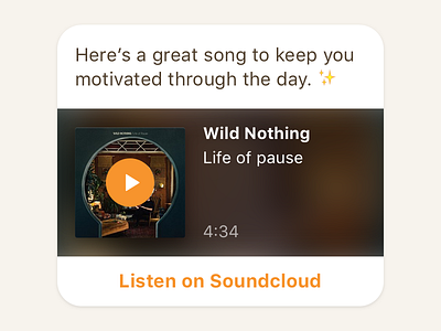 YY - Music recommendation app conversational interface ios light theme music recommendation ui