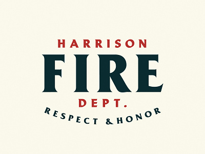 Harrison Fire Pt. 2 badge blue branding design fire identity logo