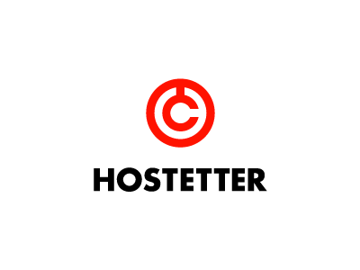 Chad Hostetter Identity futura identity lines logo mark personal brand thick thick lines