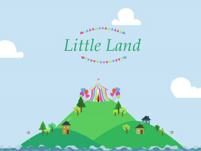 Little Land adobexd design illustration logo ui ux web web design