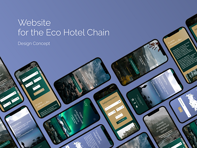 Website for the Eco Hotel Chain