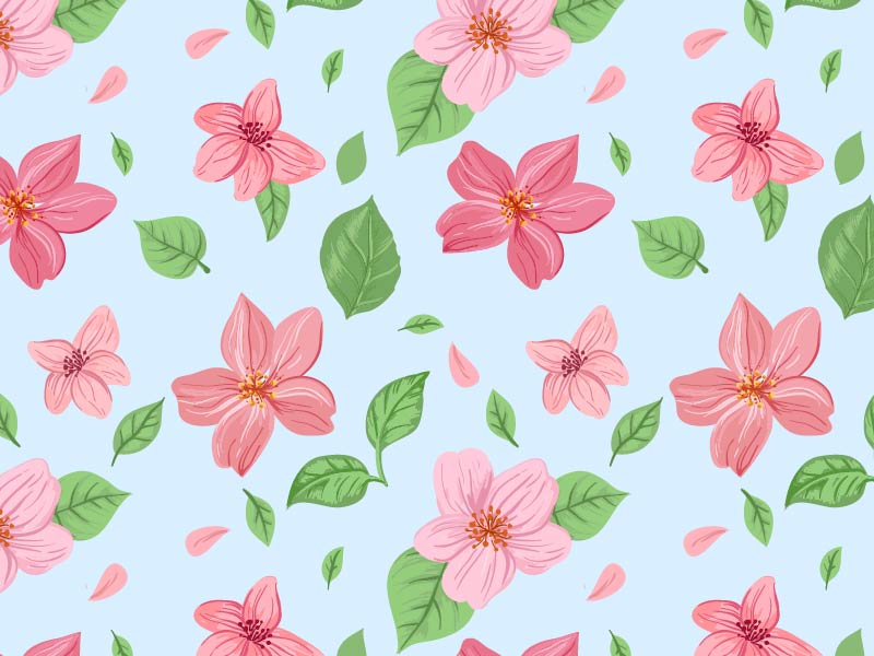 Blossoms Background by Tatiana Cociorva on Dribbble