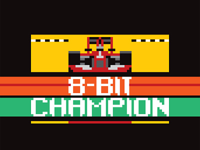 8-Bit Champion 8 bit f1 games gaming grand prix racing retro video