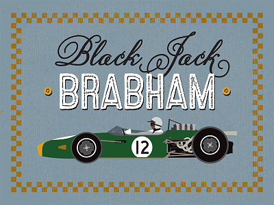 1966 Repco-Brabham BT19 black brabham car f1 jack motorsport racing