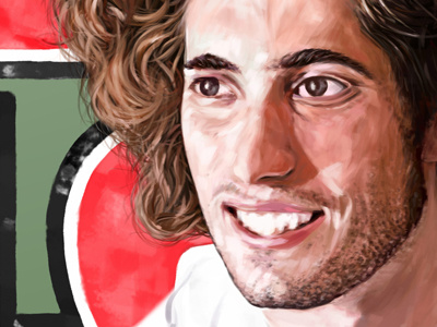 Ciao Marco illustration motogp motorcycle personality photoshop portrait racing simoncelli