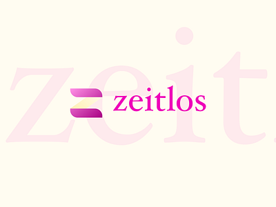 zeitlos Logo (v2) — Swiss Software Boutique branding design gradient graphic design logo vector