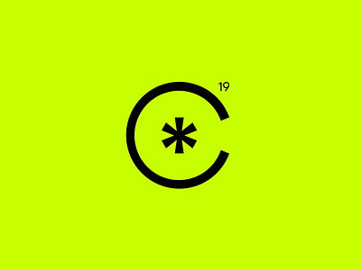 C*19 2019 brand branding c circle covid creative emblem identify illustration inspire letter logo logotype mark mase maserekt monogram symbol typography