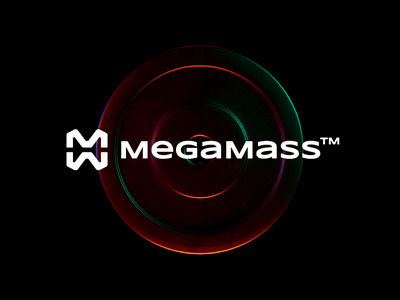 MegaMass 3d animation blender fitness gym letter logo logotype mark maserekt megamass mm monogram sport store symbol
