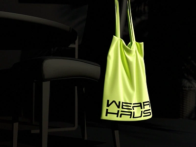 WearHaus Bag 👀 3d animation bag blender branding digital graphic design h identity letter logo logotype mase maserekt monogram motion graphics symbol w wh wordmark