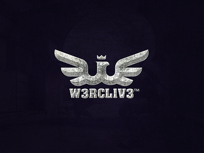 Werclive brand crew csgo eagle evil letter logo logotype new sport w werclive