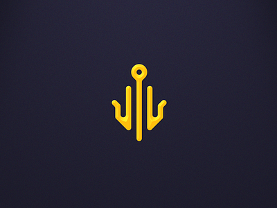 anchor a anchor brand i icon logo sea