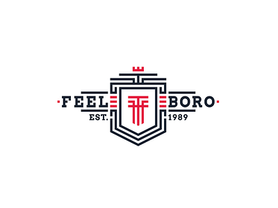 Feelboro boro brand coat emblem feel feelboro herb hotel inspire lines logo