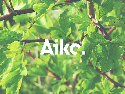 Aiko. letter logo logotype mase monogram symbol