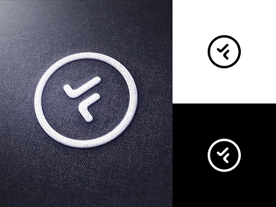 F bird f letter logo mark monogram symbol