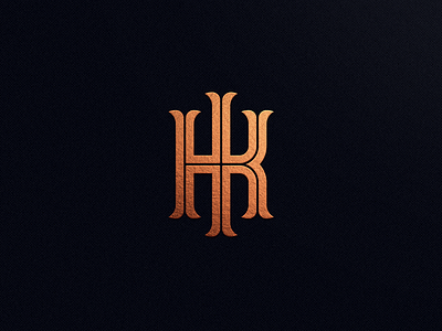 HK emblem h k letter logo logotype mase maserekt monogram symbol