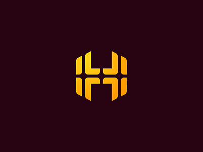 H brand emblem h letter logo logotype mase monogram symbol