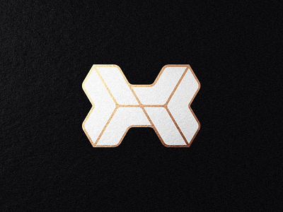 HX brand emblem h hx identify illustration letter logo logotype mase monogram symbol x xh