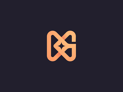 DG brand d dg g gd letter logo logotype mase monogram star symbol typography