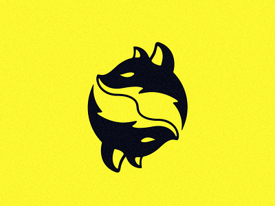 Fox animal circle emblem fox foxxy letter logo logotype mase maserekt monogram symbol synergy typography vector