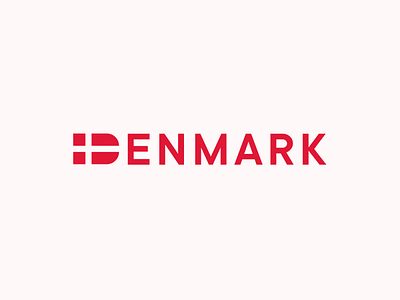 Denmark brand branding country denmark flag flag logo illustration letter logo logotype mase monogram symbol typography